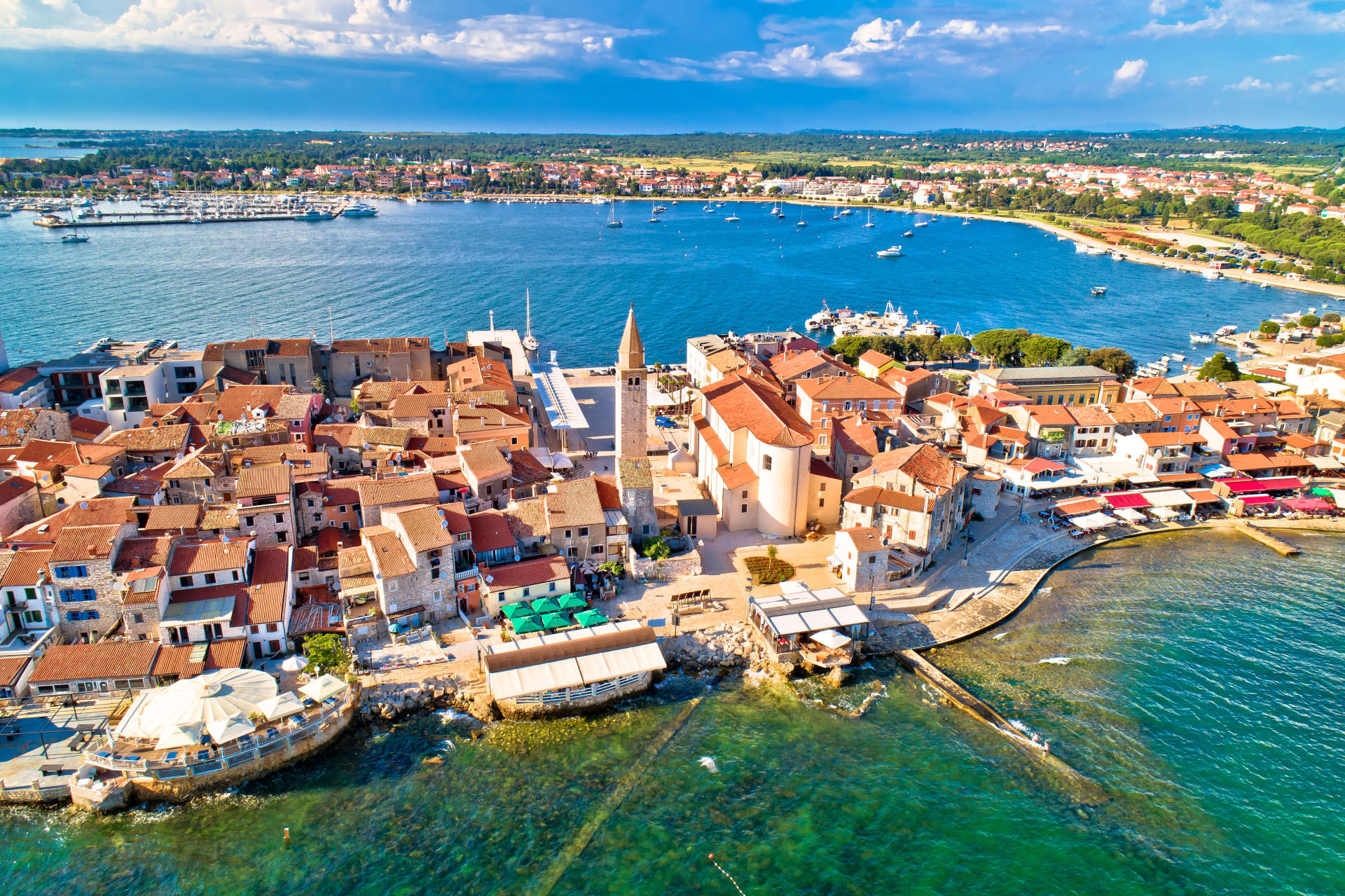 Porec city in Istria