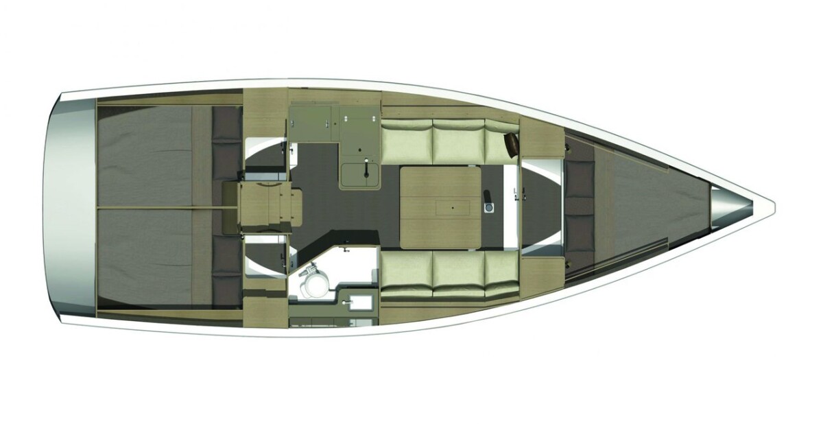 Dufour 350 GL Moonsail