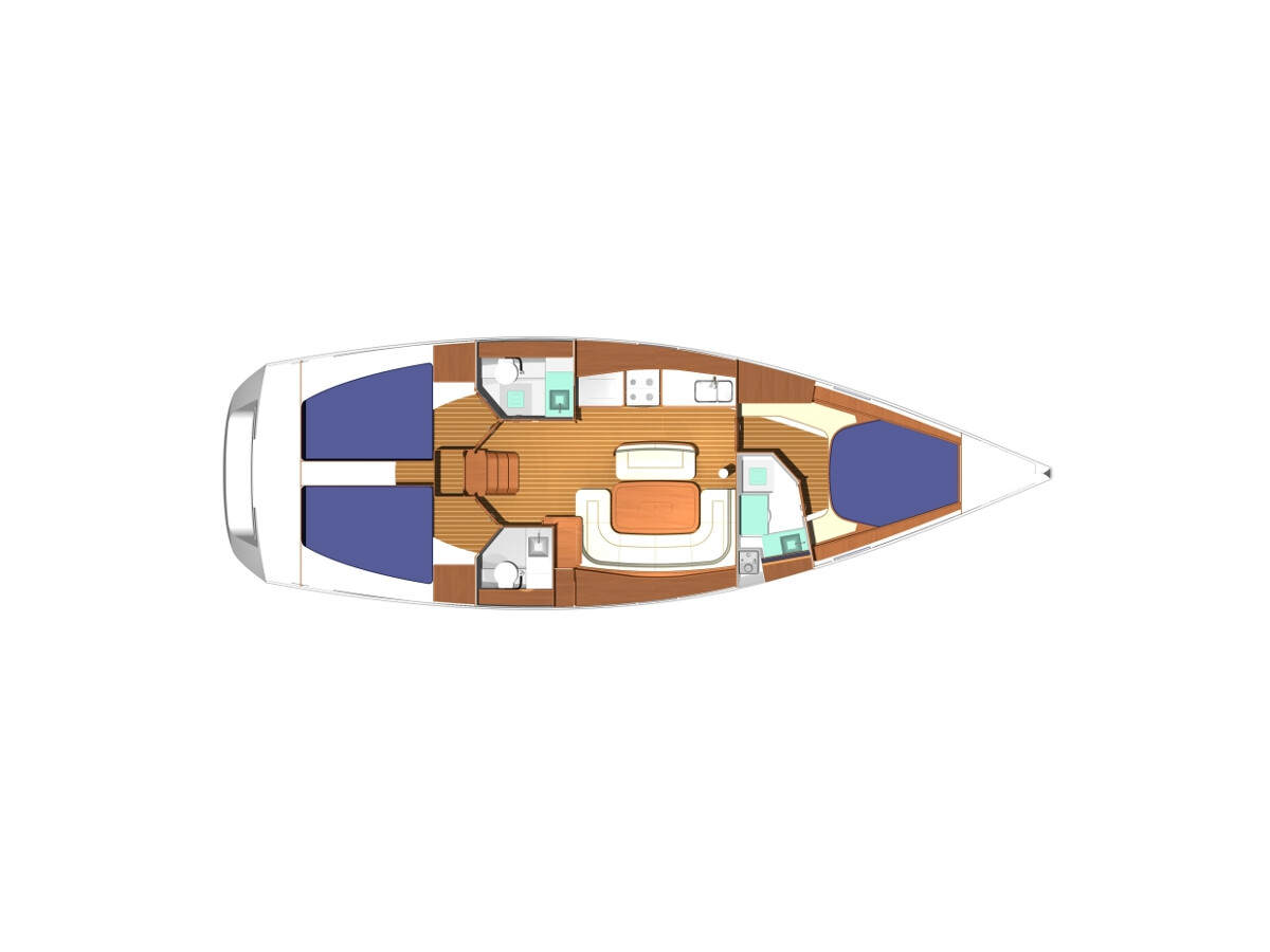 Dufour 425 GL Trinquette