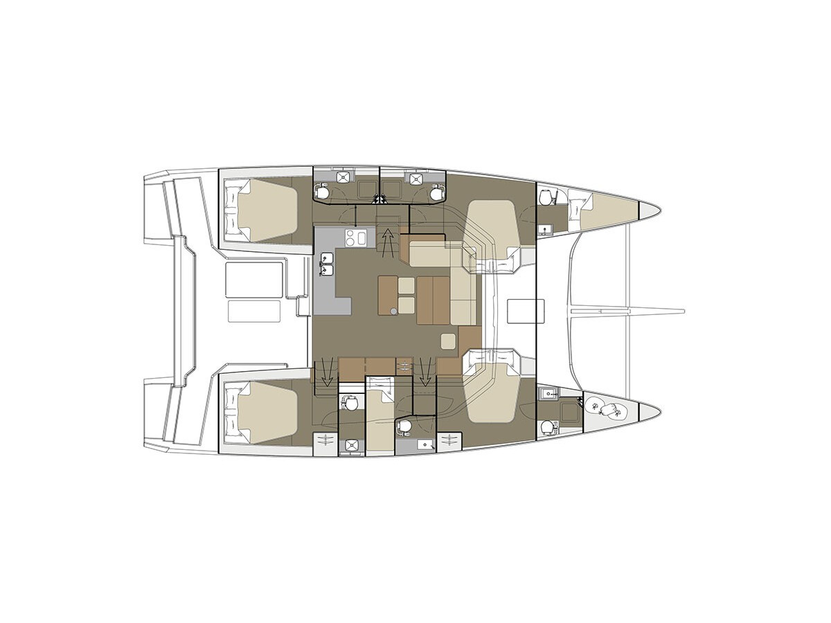 Dufour 48 Catamaran Hawaii 5-0