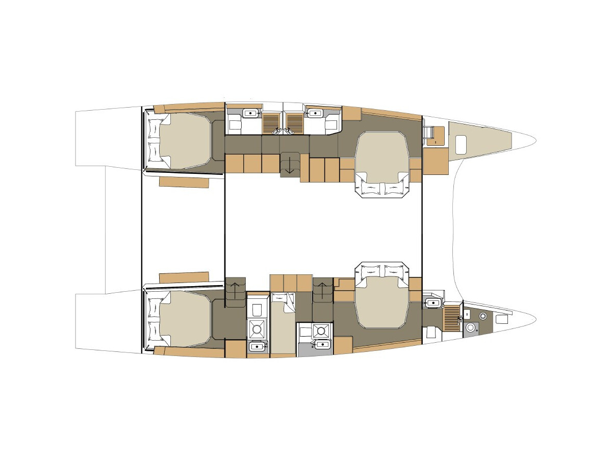 Dufour 48 Catamaran Pando