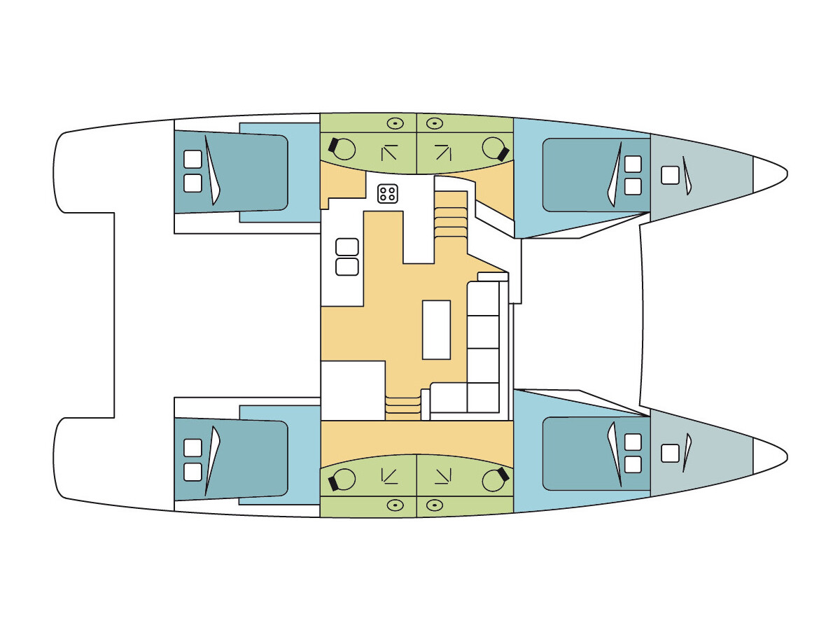 Fountaine Pajot Elba 45 BLUE VELVET