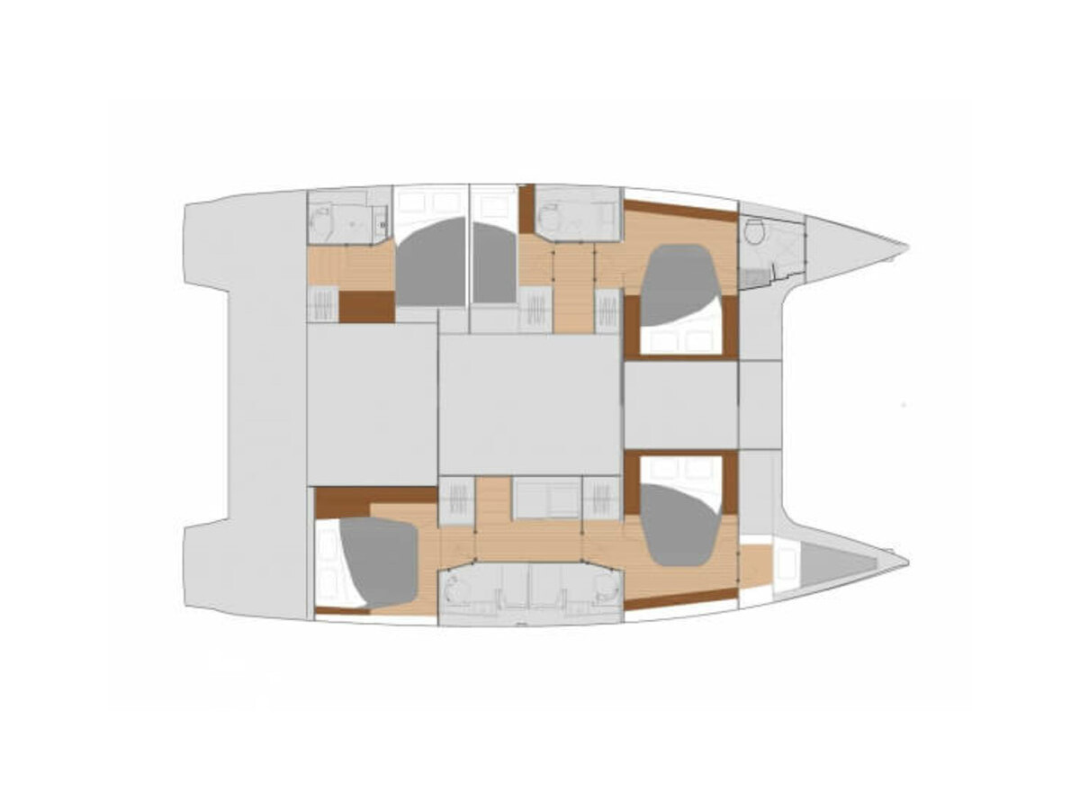 Fountaine Pajot Saona 47 Quintet Three Sheets