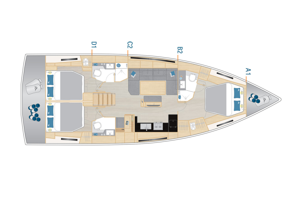 Hanse 460 Pisch