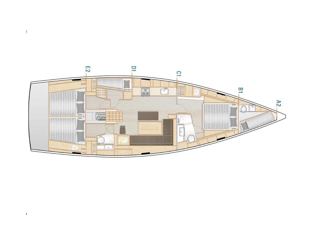 Hanse 508 Charlabelle - OW