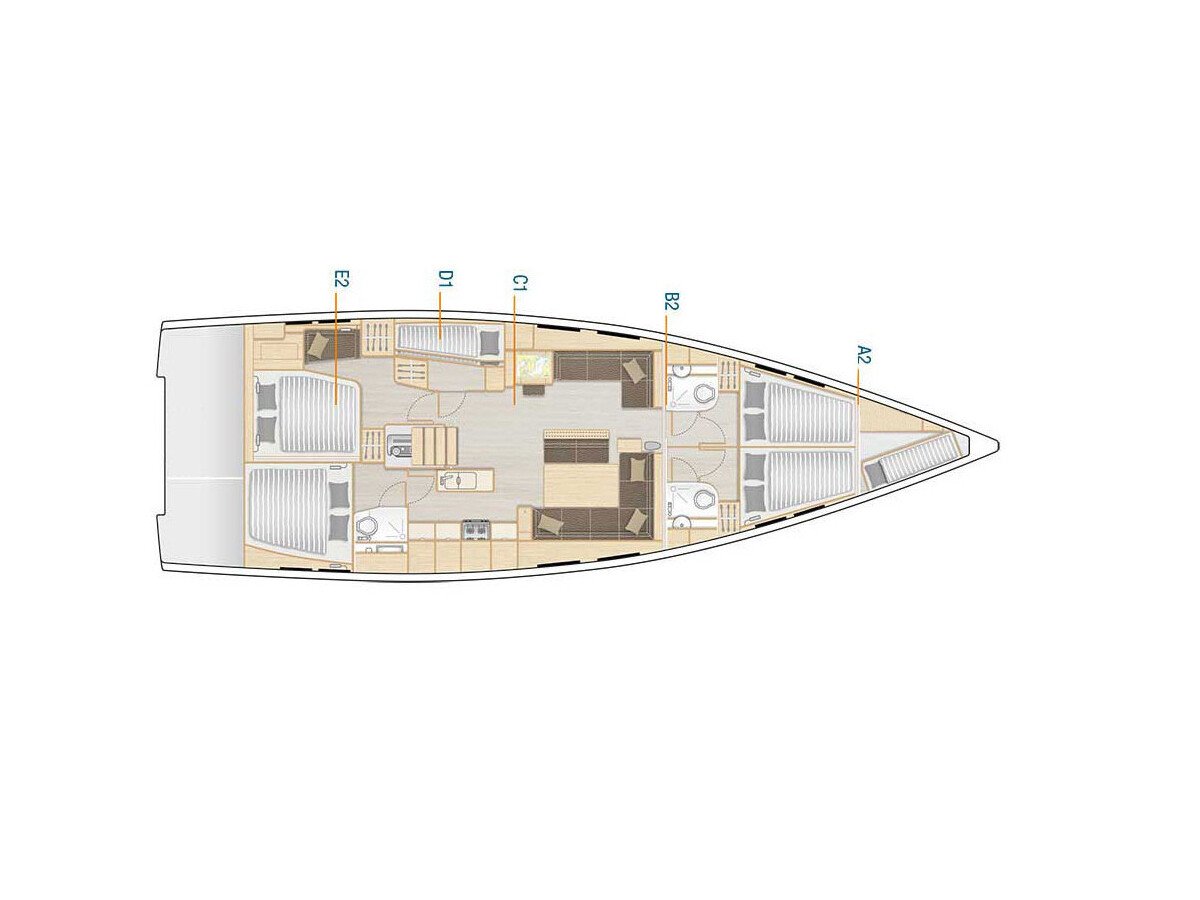 Hanse 548 Stargazing