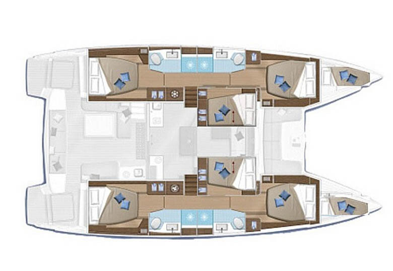 Lagoon 50 CU Sailing (Docs Holiday)