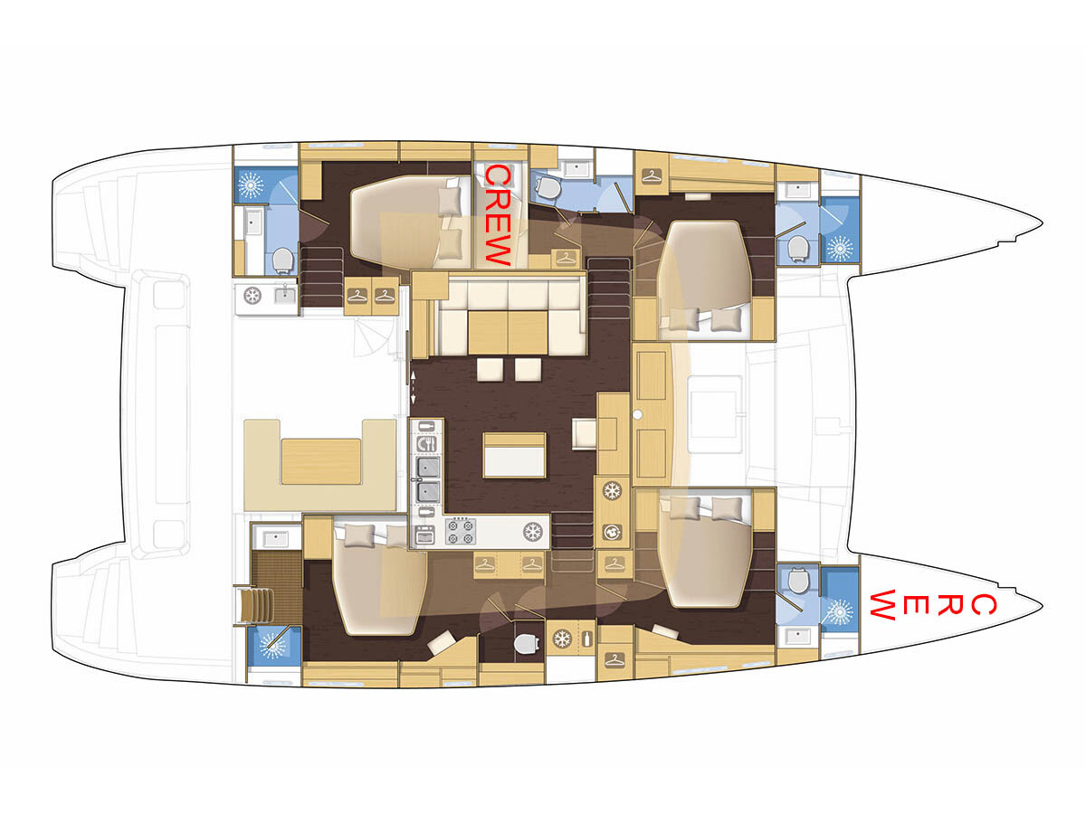 Lagoon 560 S2 Starlight (Crewed)