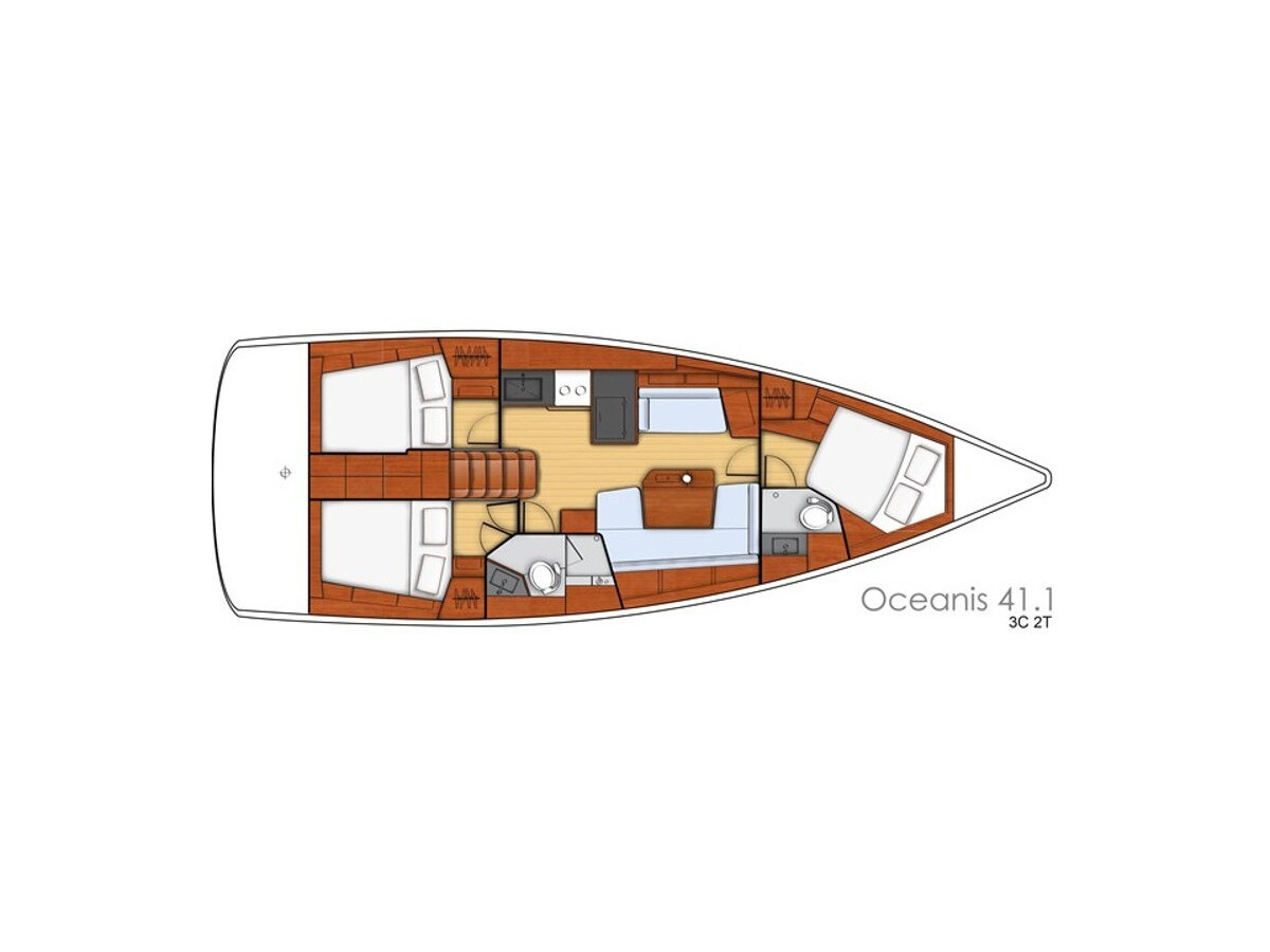 Oceanis 41.1 Dalmatinka