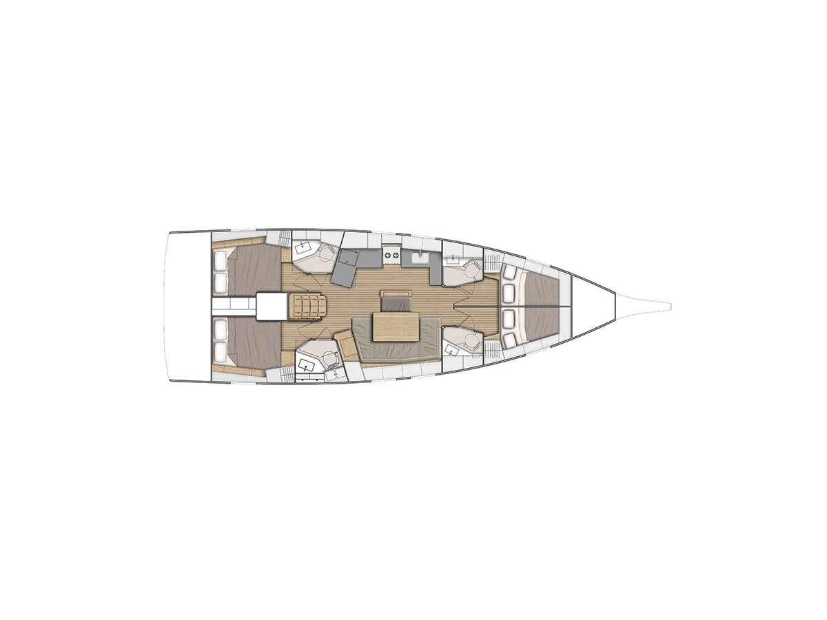 Oceanis 46.1 Sail Delta