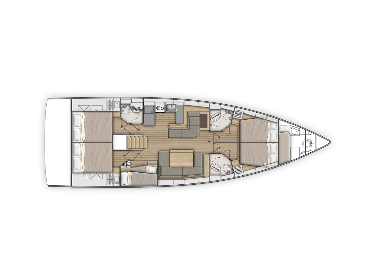 Oceanis 51.1 Kos 51.2